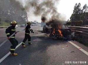 国产车高速起火视频,国产车高速行驶突发起火，紧急应对全程曝光